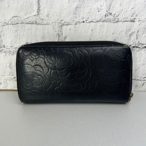 CHANEL シャネル  ココマーク レザー 長財布 ブラック A-9905