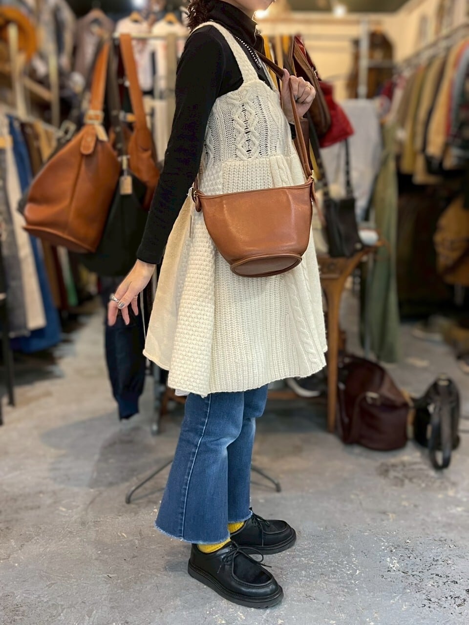 USED］OLD COACH No.H7D-9019 Duffle Sac Shoulder Bag / S | THE END