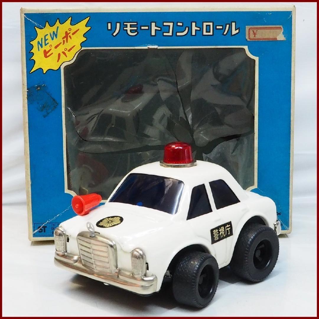 ダイヤ ベンツ パトカー リモコン欠ヘビーゲージ tinブリキtoy car箱 ...