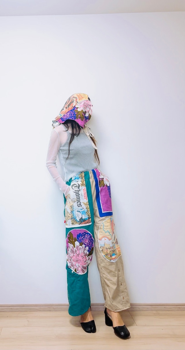 Vintage Tapestry Patch Pants