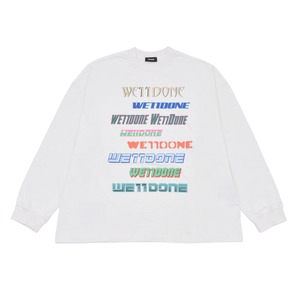 【WE11DONE】LOGO LONG-SLEEVED T-SHIRT