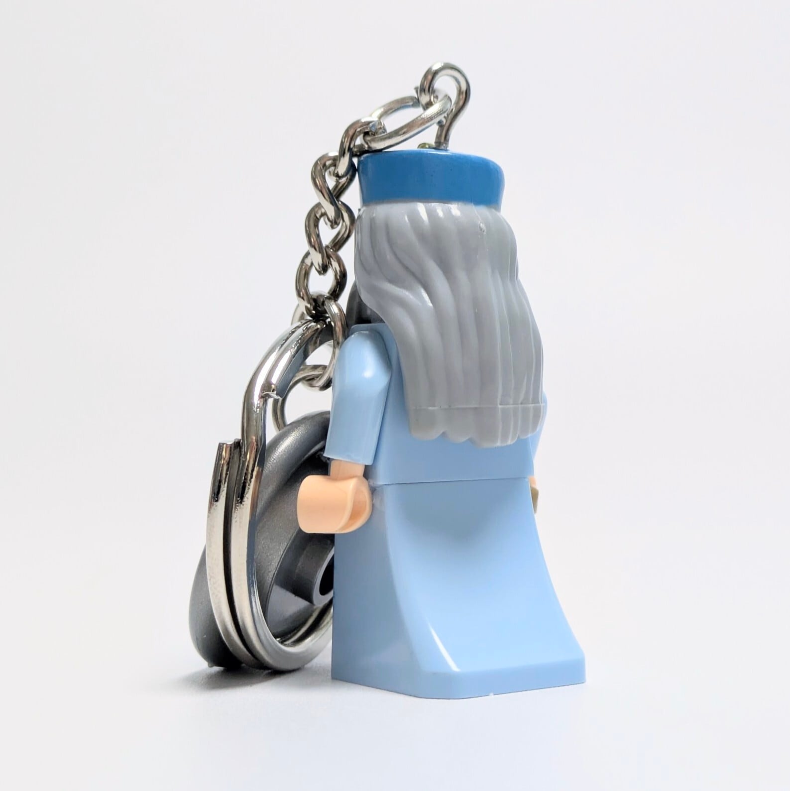 ♧★ブロックフィギュアキーホルダー★【 Harry Potter / ハリー ポッター 】アルバス・ダンブルドア / ホグワーツ魔法魔術学校長 〚アメリカン雑貨 アメトイ〛