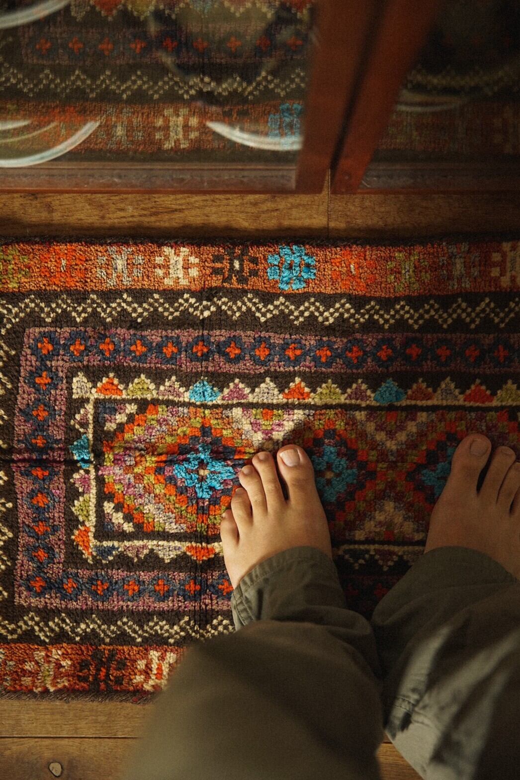 693 -Vntage Maldari rug