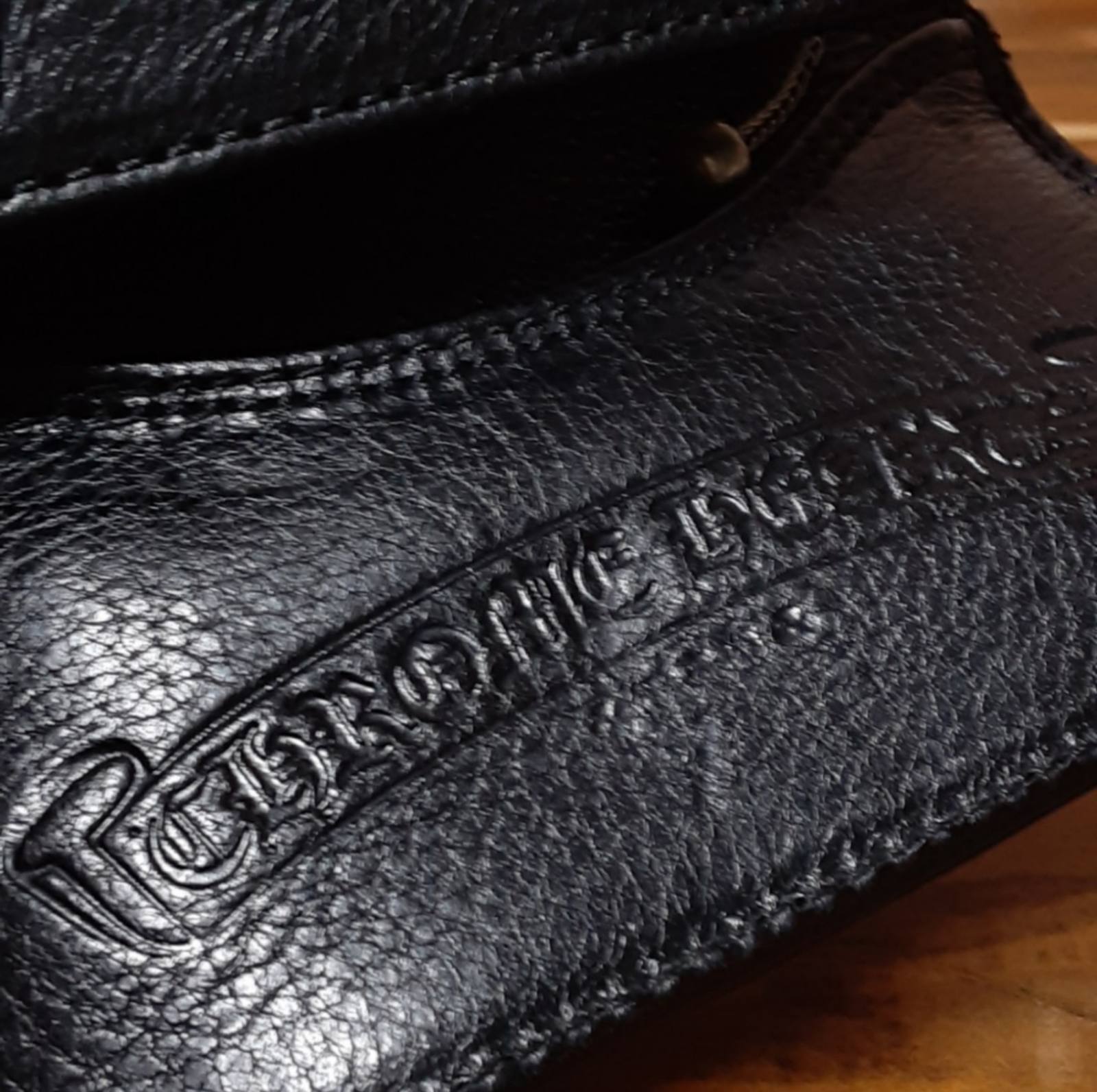 CHROME HEARTS クロムハーツ 3 FOLD CEMETERY PATCH CROSS BLACK CHROME HEARTS クロムハーツ 3 FOLD CEMETERY PATCH CROSS BLACK