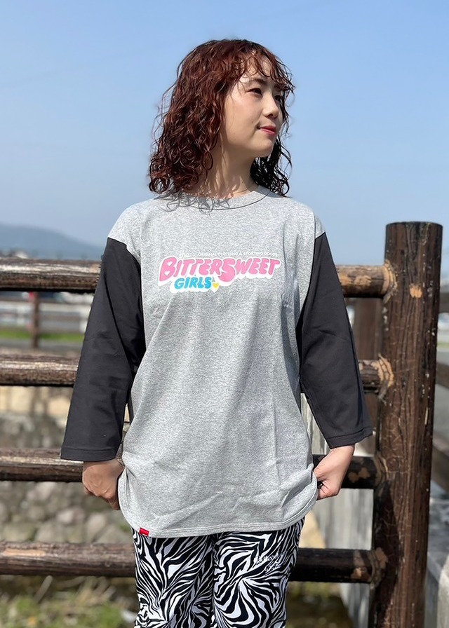 BSG BUBBLE GUM LOGO 3/4 BASEBALL Tee