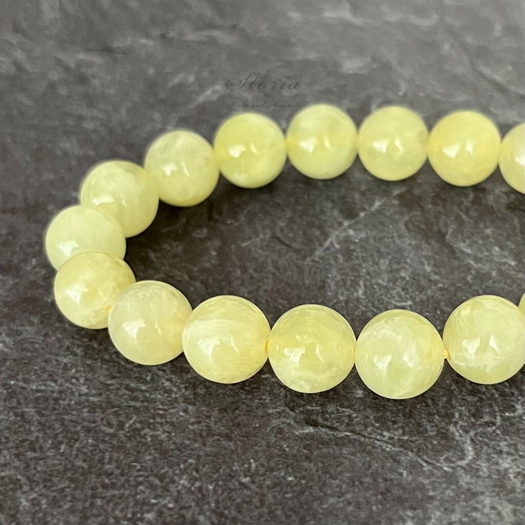13mm 虹入り マニカラン産 ヒマラヤ水晶 ブレスレット【鑑別済み・画像