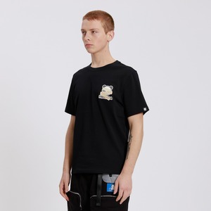 【HIPANDA ハイパンダ】メンズ ワンポイント Tシャツ MEN'S  PANDA PRINT SHORT SLEEVED T-SHIRT / WHITE・BLACK・GREEN