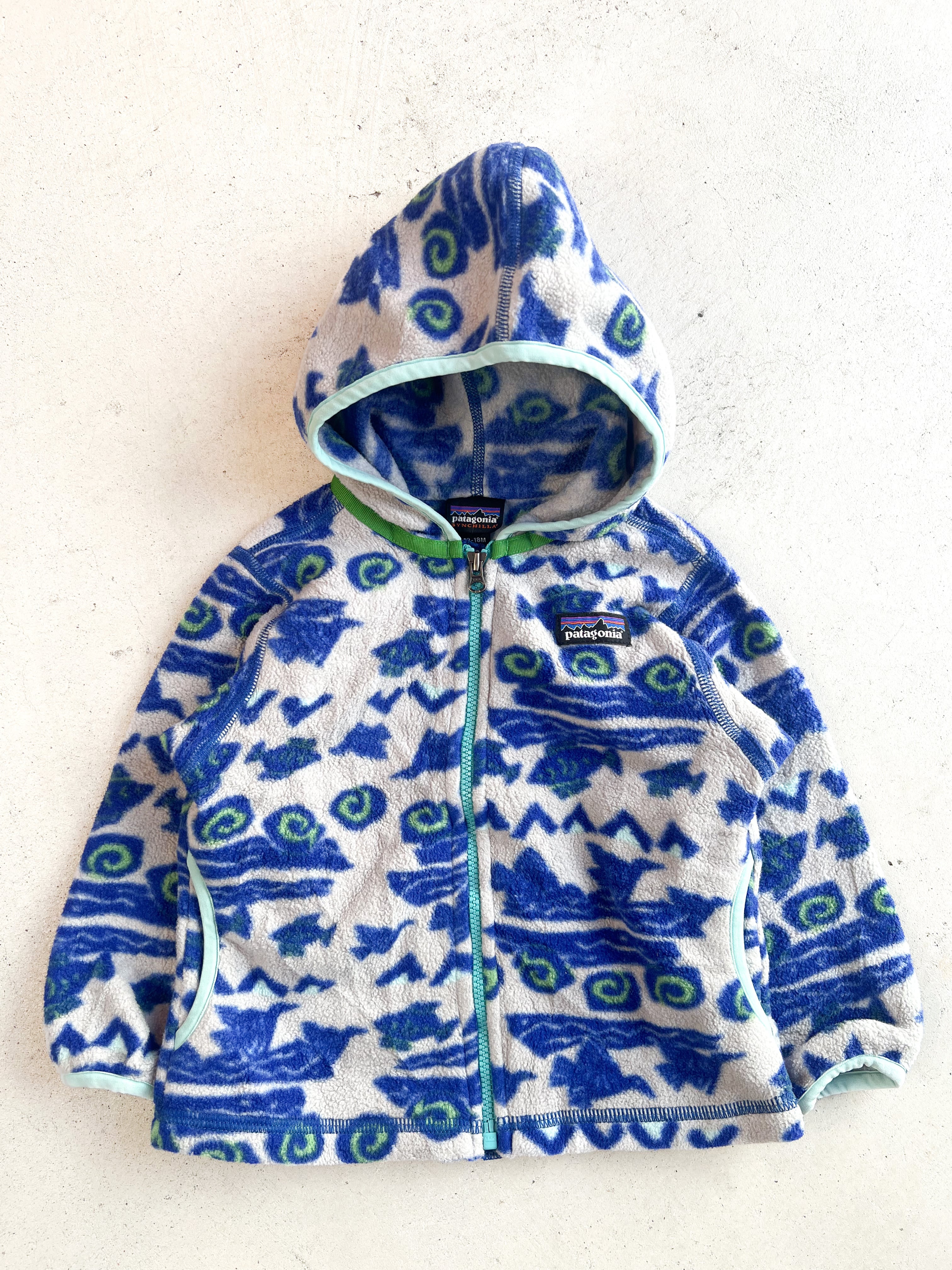 【80-90cm】USED パタゴニア Patagonia フリースカーディガン【10003】