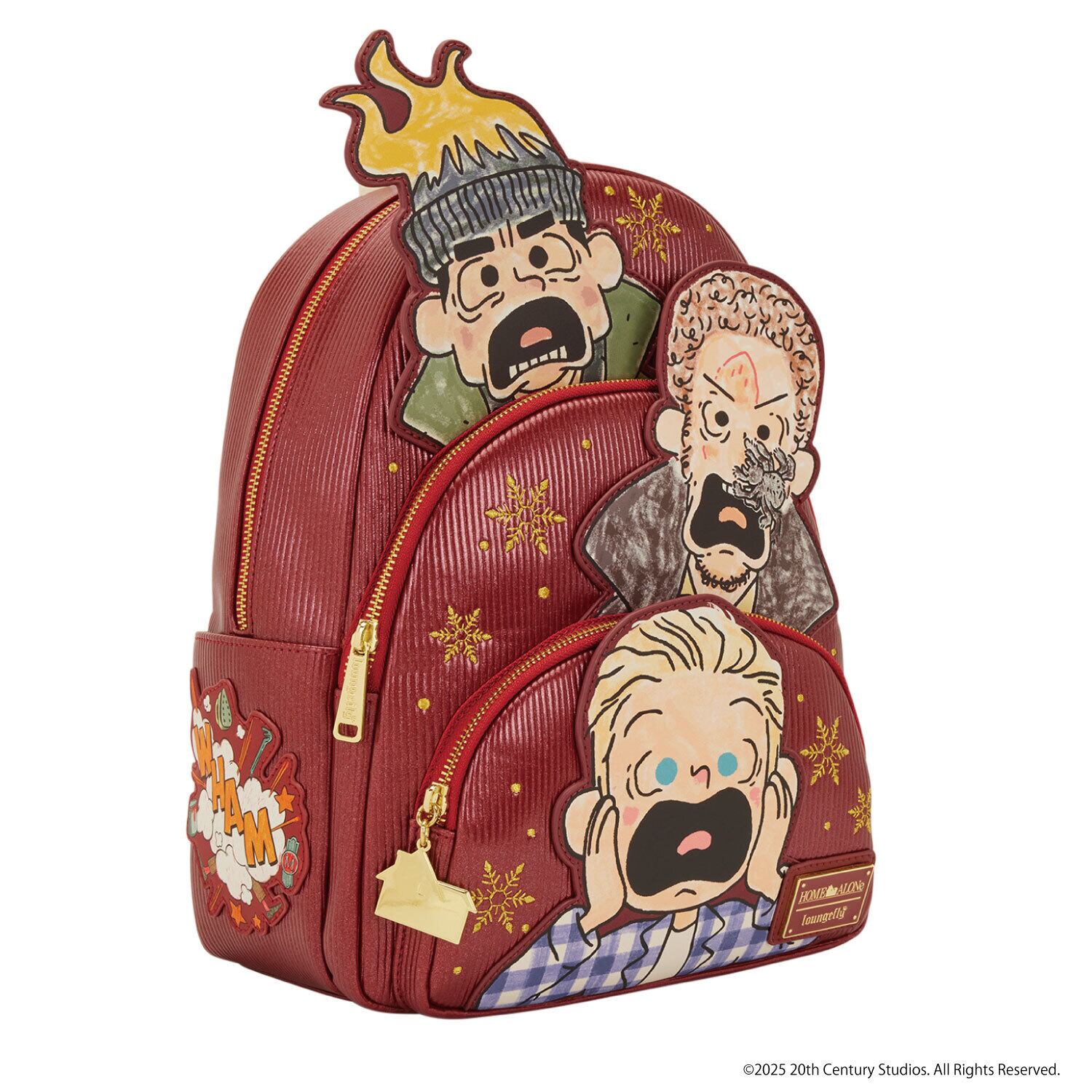 LF TWENTIETH CENTURY STUDIOS HOME ALONE TRIPPLE POCKET MID-SIZE BACKPACK_HMABK0001