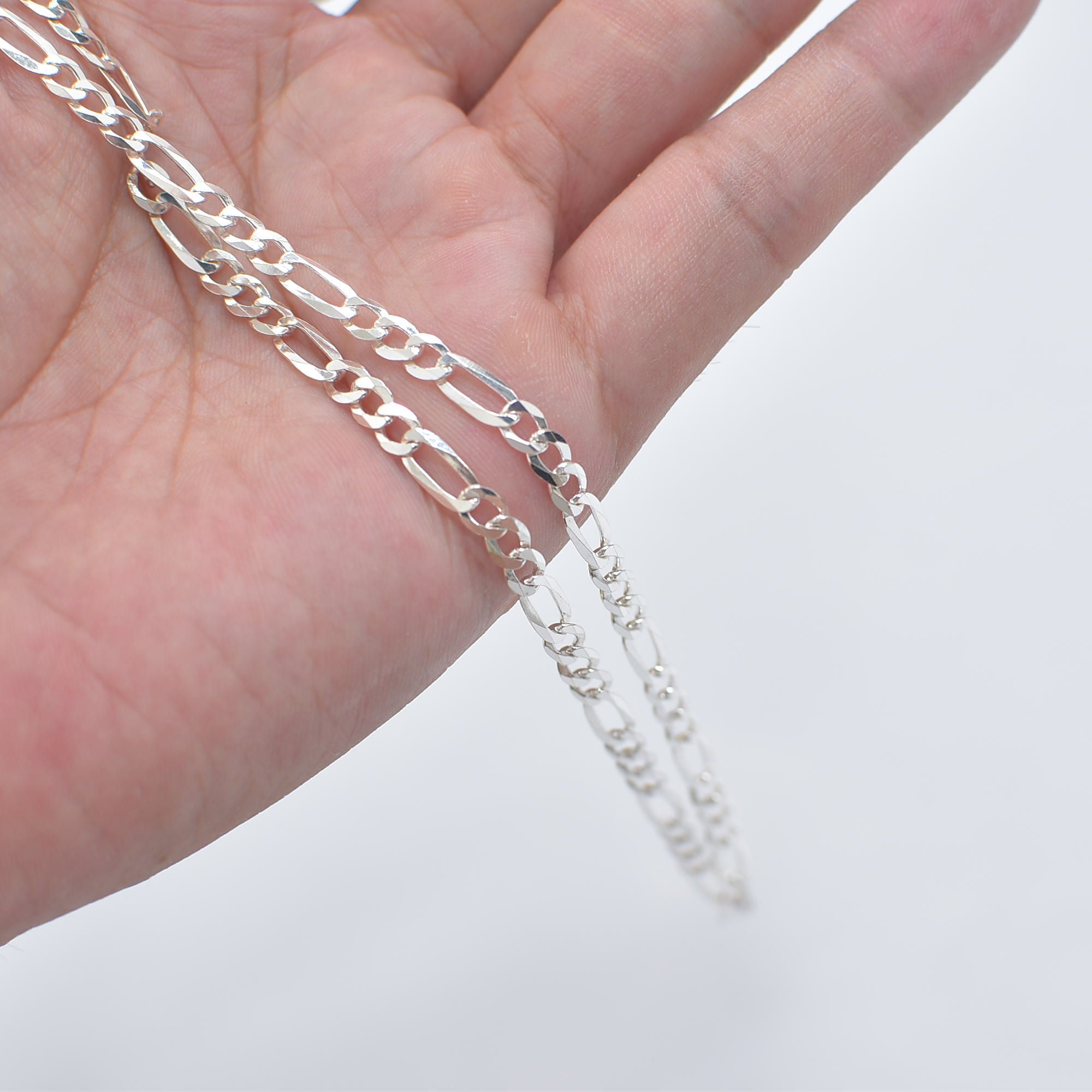 シルバー925 フィガロチェーン ネックレス Silver Chain シルバー925 フィガロチェーン ネックレス Silver Chain