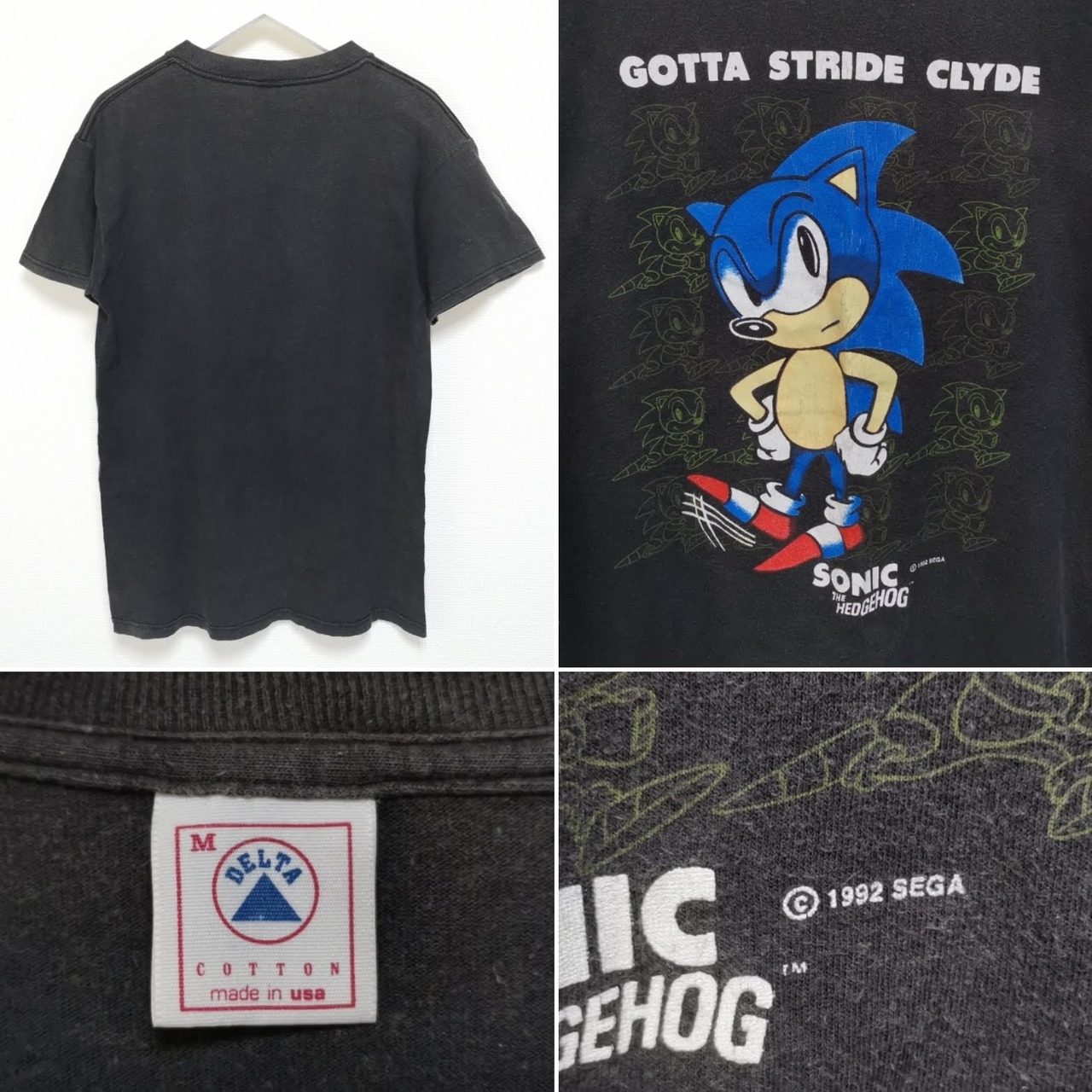 送料無料 M 90s ソニック SONIC Tシャツ SEGA VINTAGE USA製 | neggycmart