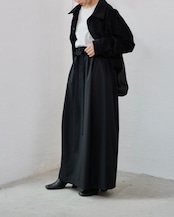 i’m here - UN(I)FORM Pleats Skirt :Navy|制服ウール混/4面プリーツ/ウォッシャブル