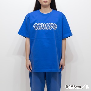 DAVRYU leopard REV TEE [ブルー]