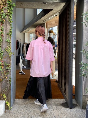 【25SS】ENFOLD エンフォルド / LAYERED HALF‐SLEEVES SHIRT / シャツ