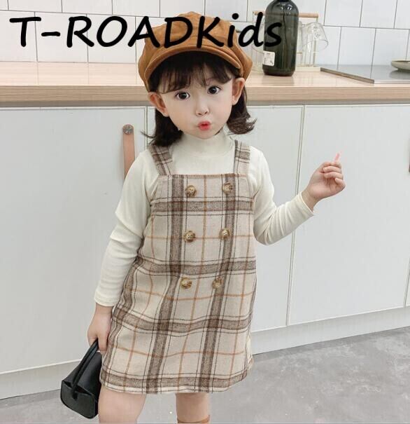 チェック柄☆ワンピース☆サロペット☆80-120 | ☆T-ROAD Kids☆