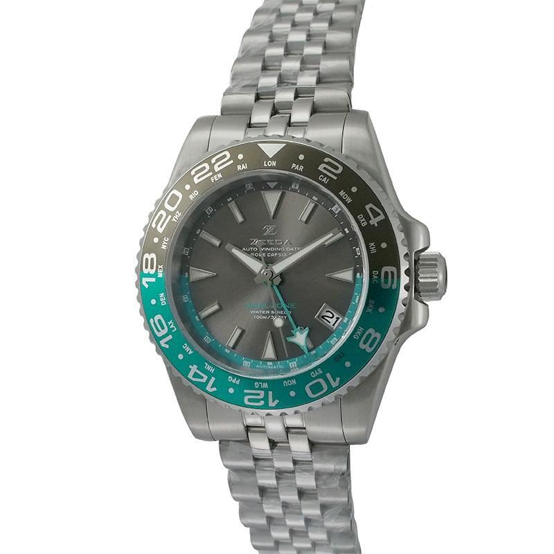 ジーダ ZEEDA デュアルゾーン SS 自動巻 メンズ 10気圧防水 40mm 新品 ジーダ ZEEDA デュアルゾーン SS 自動巻 メンズ 10気圧防水 40mm 新品