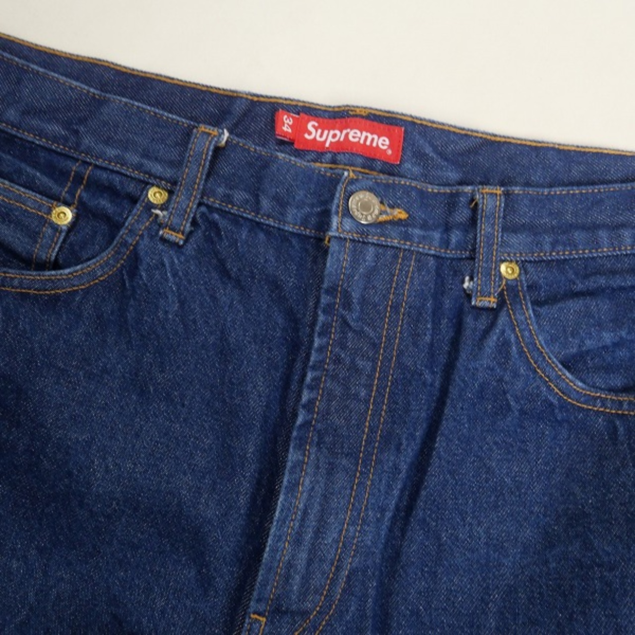 Size【34】 SUPREME シュプリーム 22AW Baggy Jean Rigid Indigo 