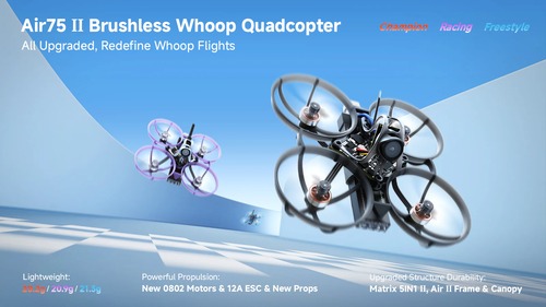 BETAFPV Air75 Ⅱ Brushless Whoop Quadcopter champion仕様