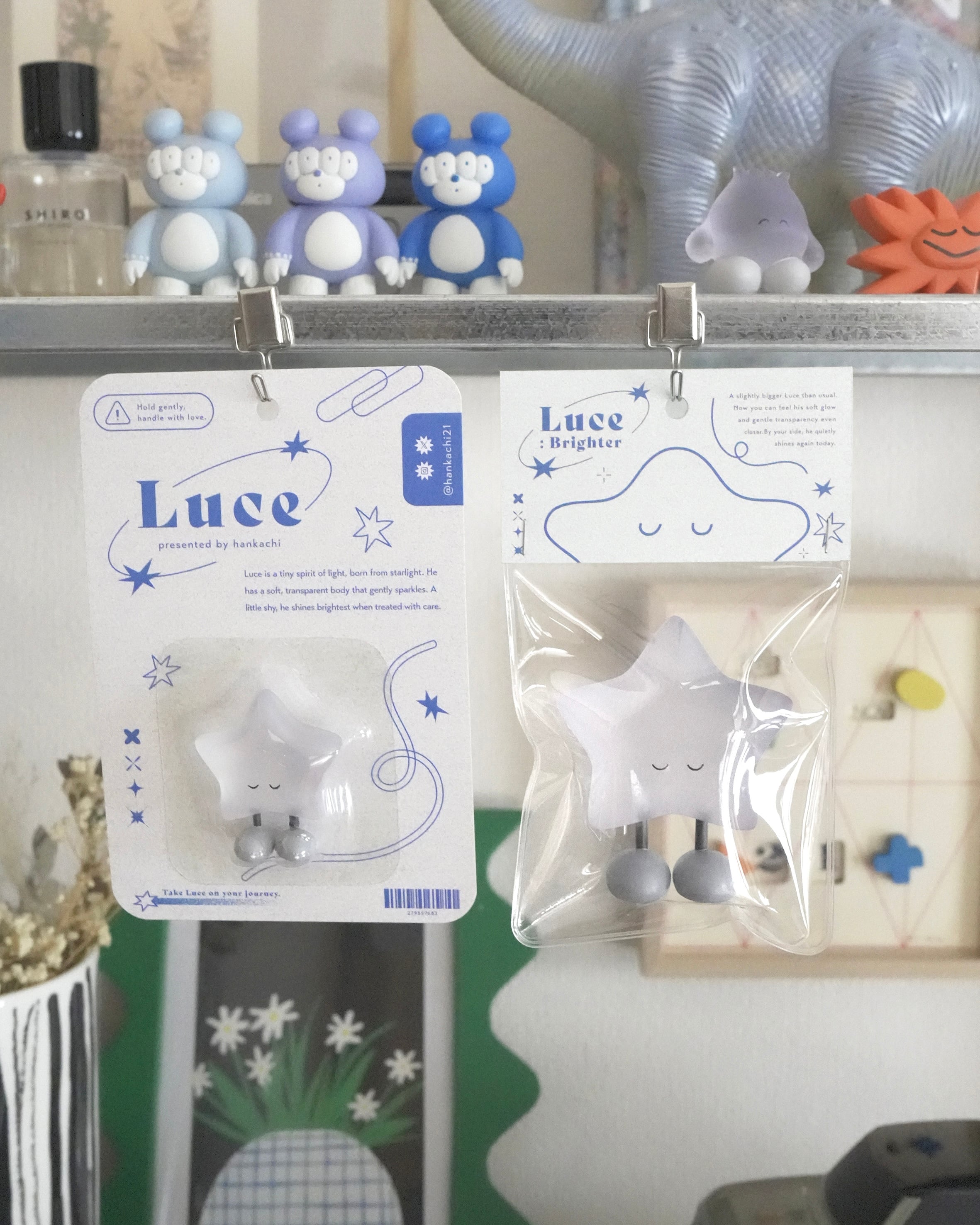 Luceフィギュア(ビッグサイズ) ライトブルー | hankachiのshopページ