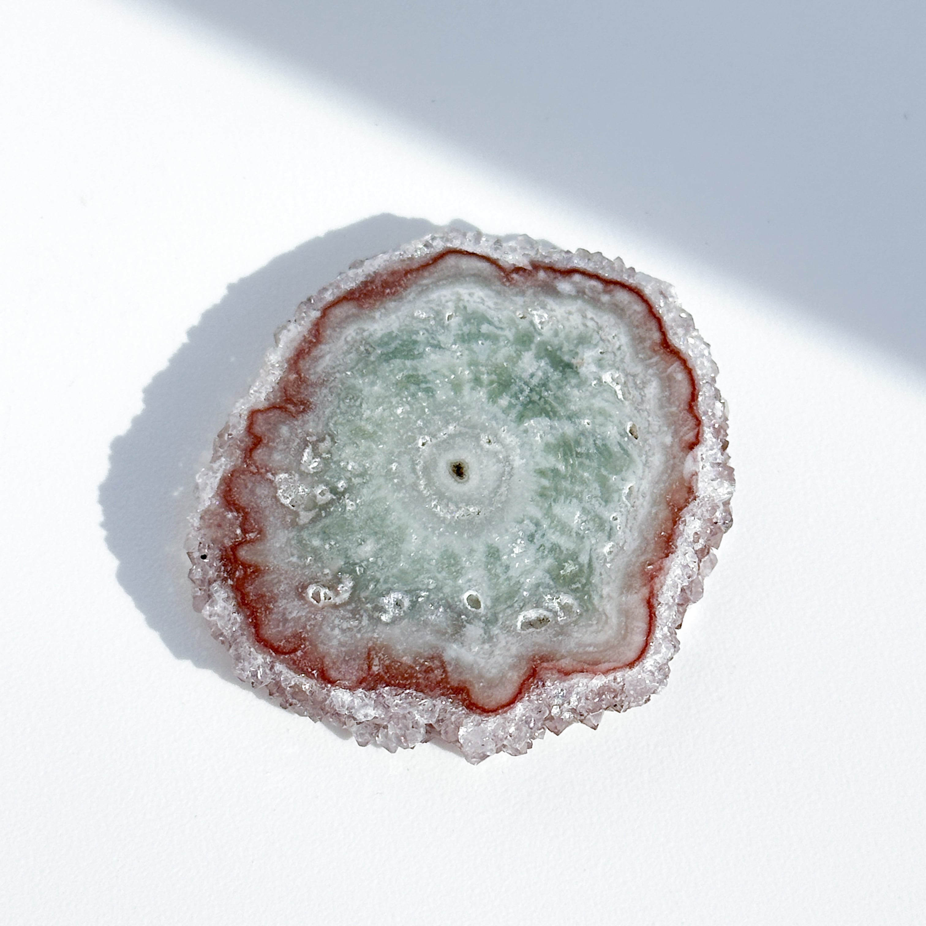 フラワーアメジスト スライス62◇ Flower Amethyst ◇天然石・鉱物