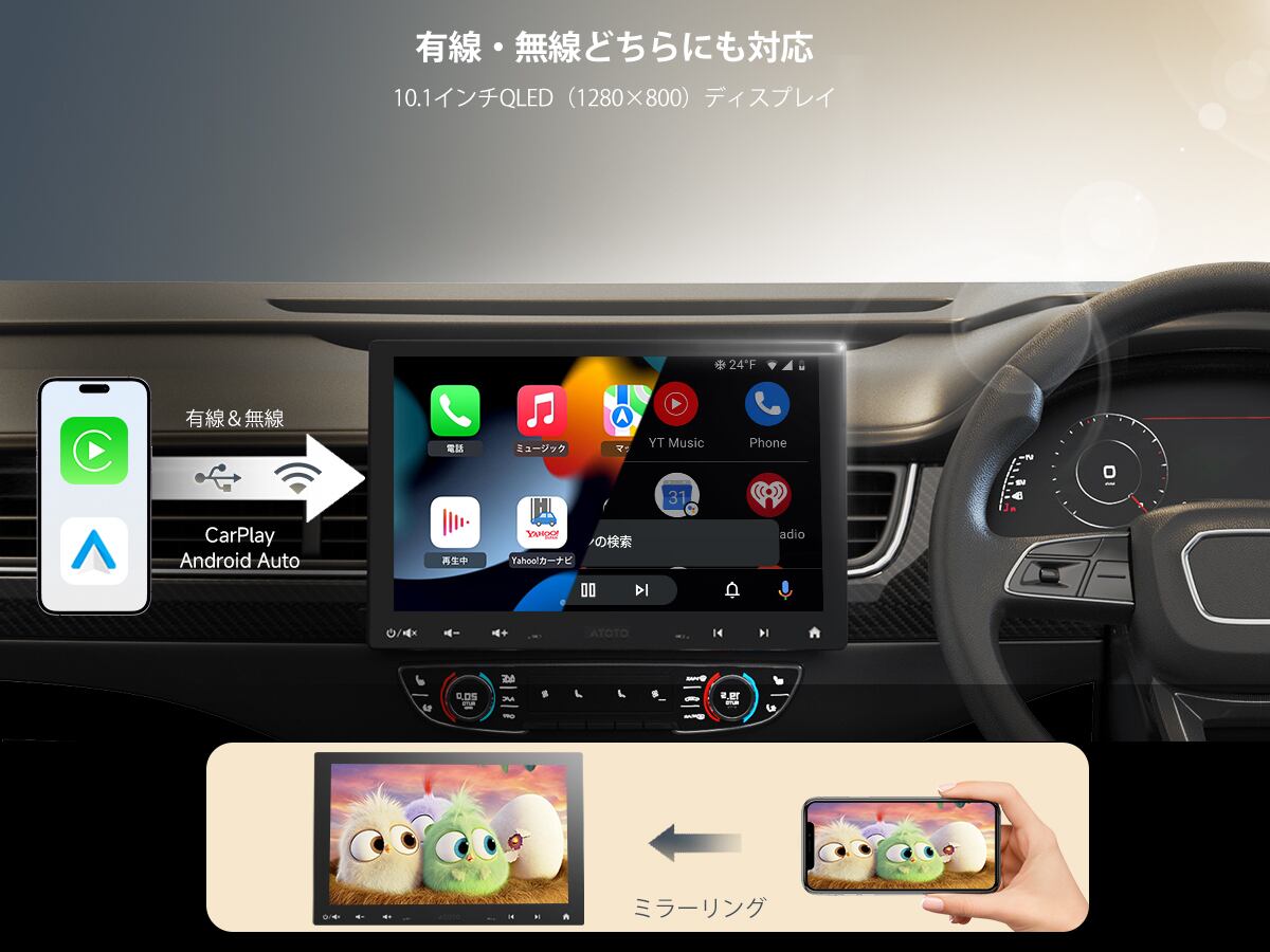 NEW】 S8G1104MS 10.1インチ 4G+32G | ATOTO公式プロ代理店