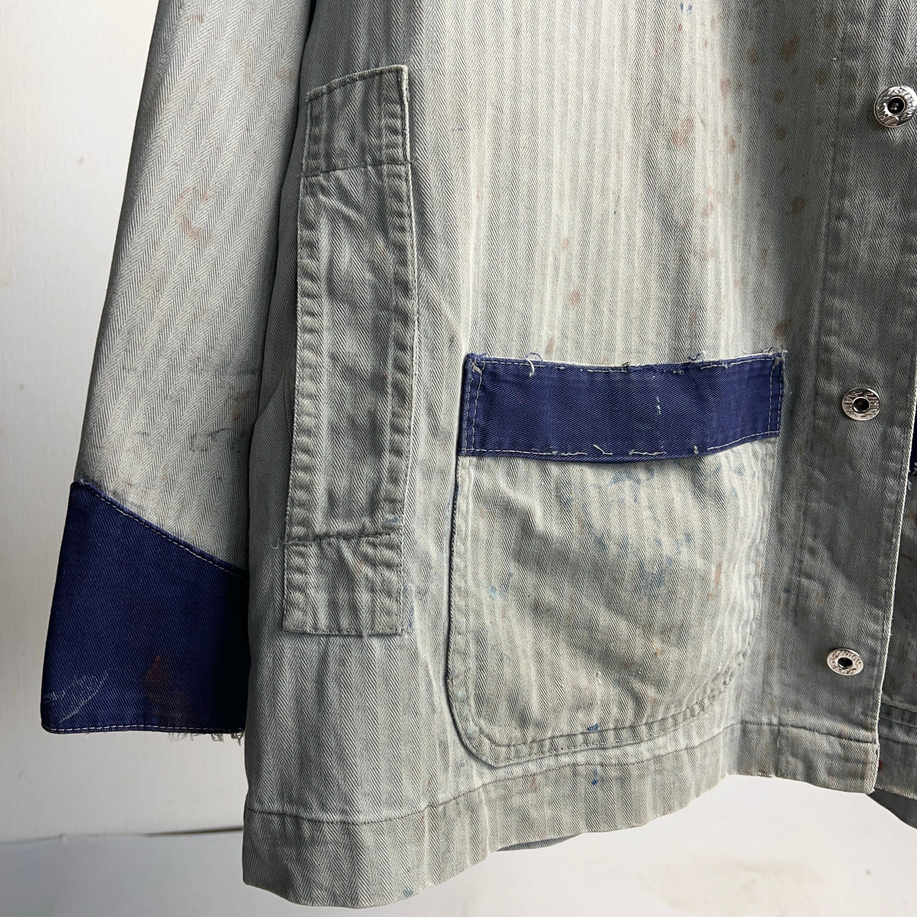 1950's HBT 2TONE WORK JACKET 50年代 ワークジャケット ヘリンボーン