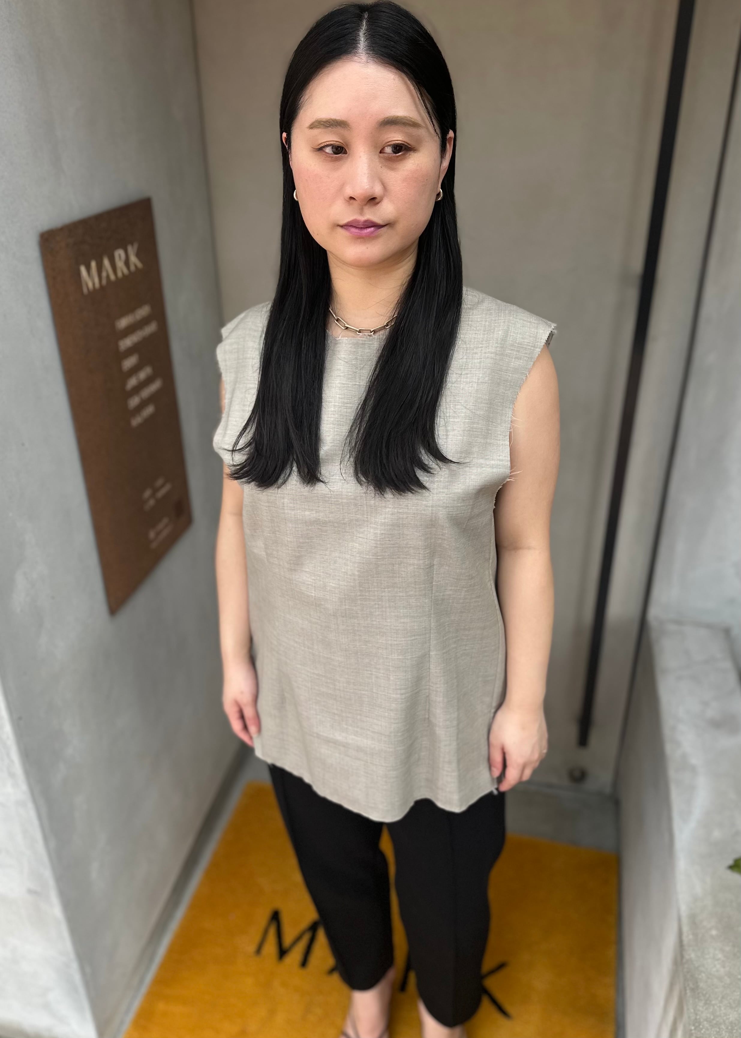 SONIACARRASCOソニアカラスコ SLEEVELESS TAILORED Sonia Carrasco Sleeveless Tailored Top | mark1207