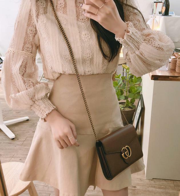 TOKUKO 1er VOL 前開き チュニック 羽織物 レース フリル 【公式通販】