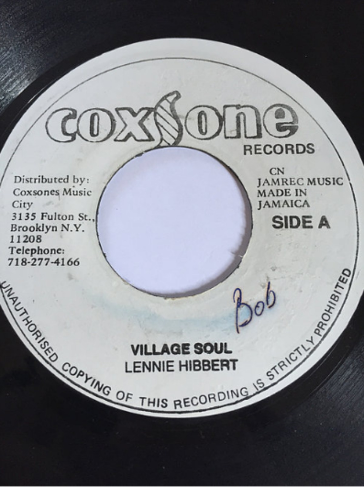 Lennie Hibbert Village Soul 7インチ Lennie Hibbert（レニーヒバート