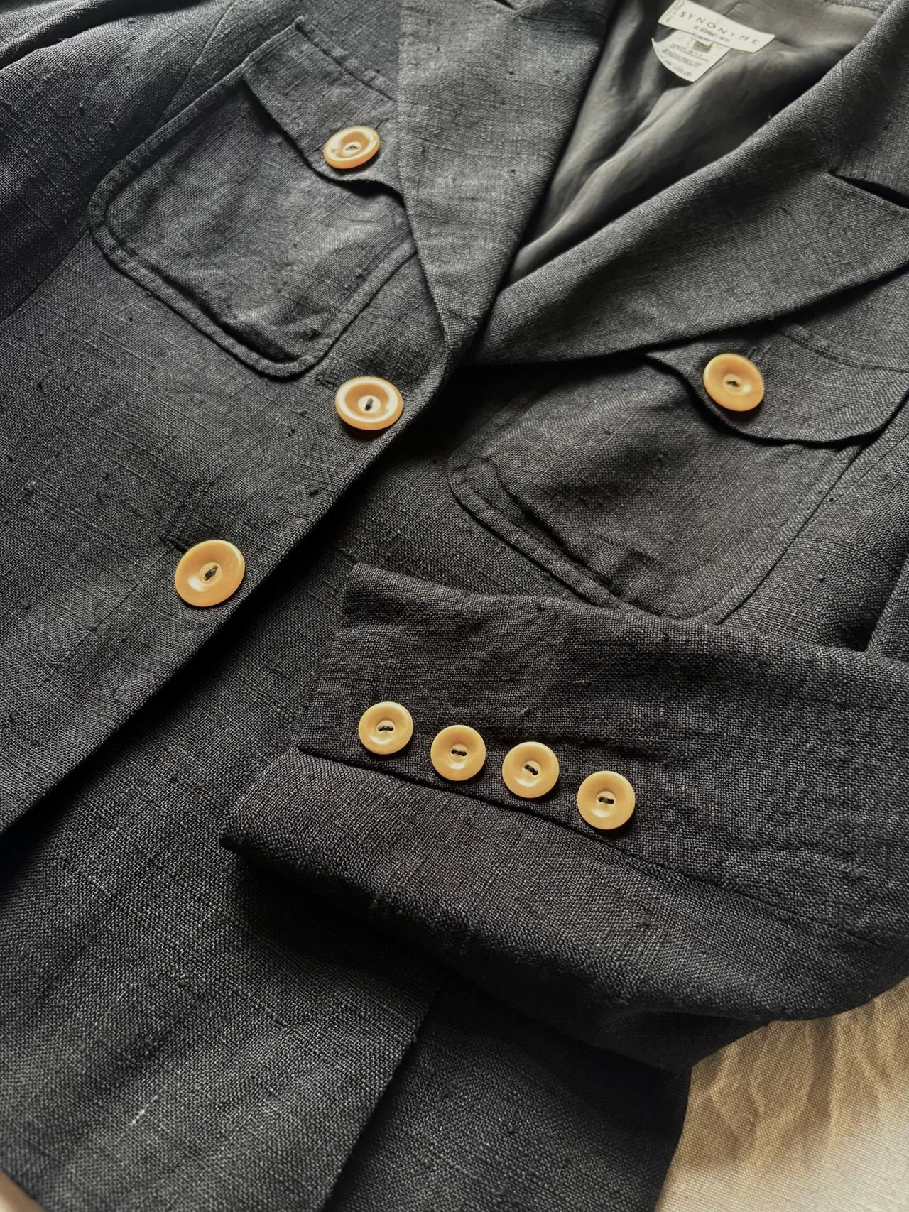 Made in France Black silk Jacket