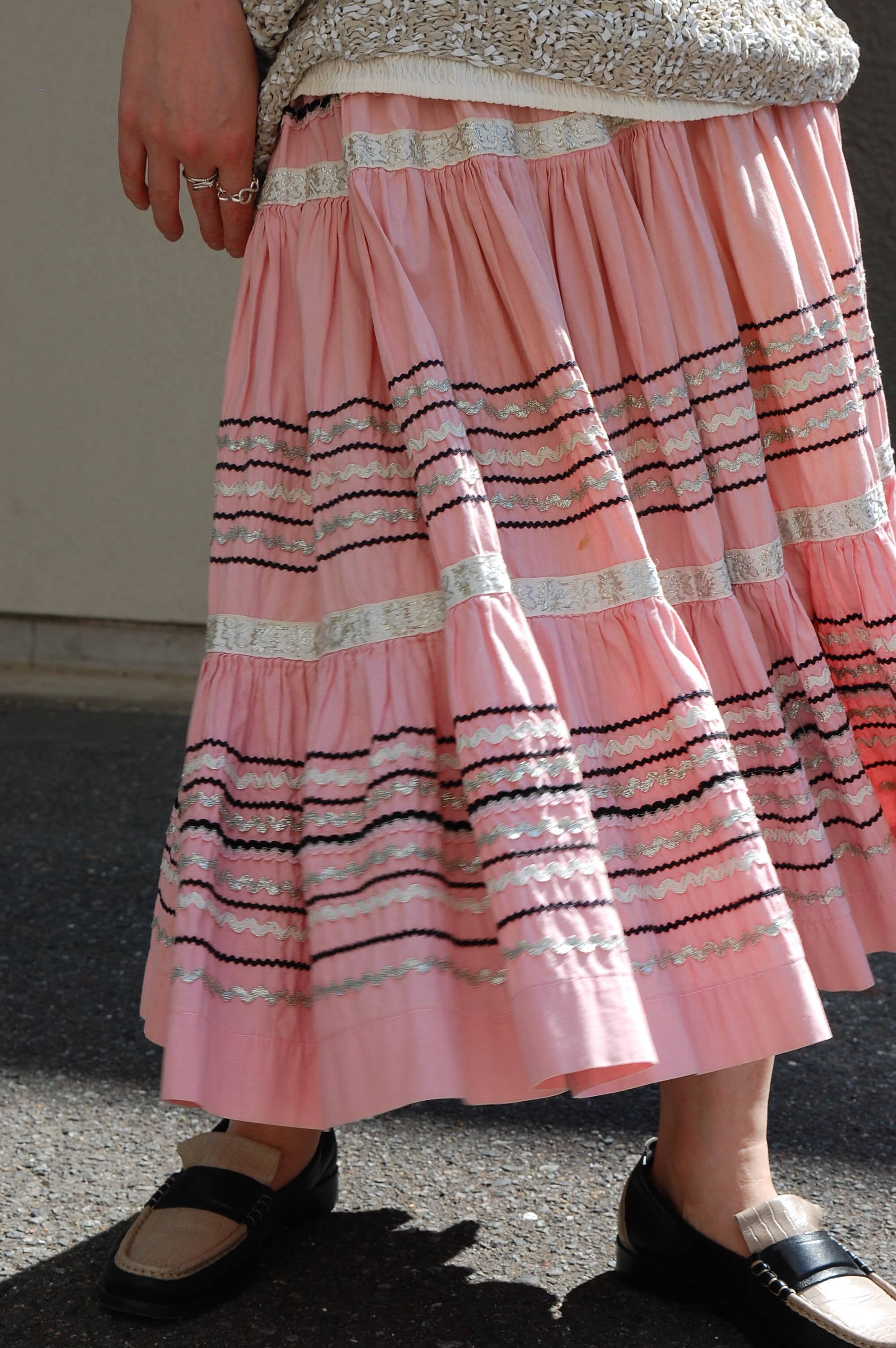 1950's Vintage Cotton Circular Skirt | LOOKING FOR YOUMORE