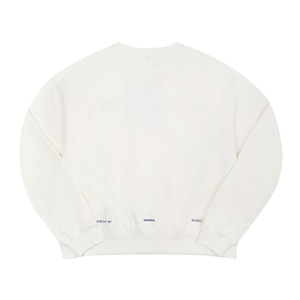 SALE 送料無料 【HIPANDA ハイパンダ】メンズ クルーネック スウェット トレーナー MEN'S CREW NECK SWEAT SHIRT / BLUE・WHITE