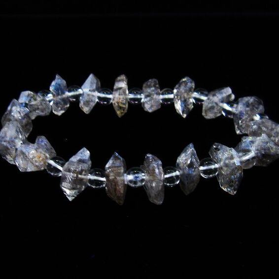 オイルインクォーツ ブレスレット 石油入り水晶 ブレス 一点物 おまかせ便 111-33569