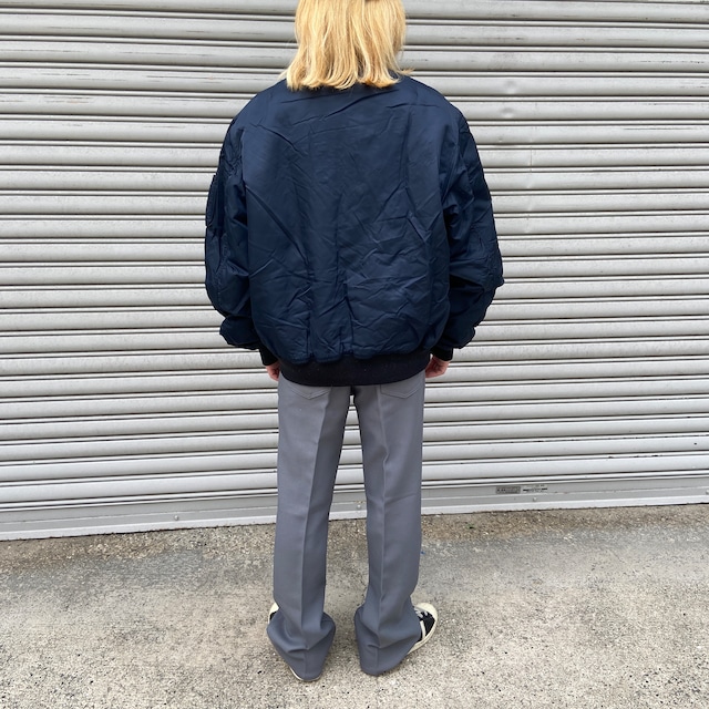 『送料無料』90s POLO JEANS ラルフローレン　フライトジャケット　ナイロン中綿