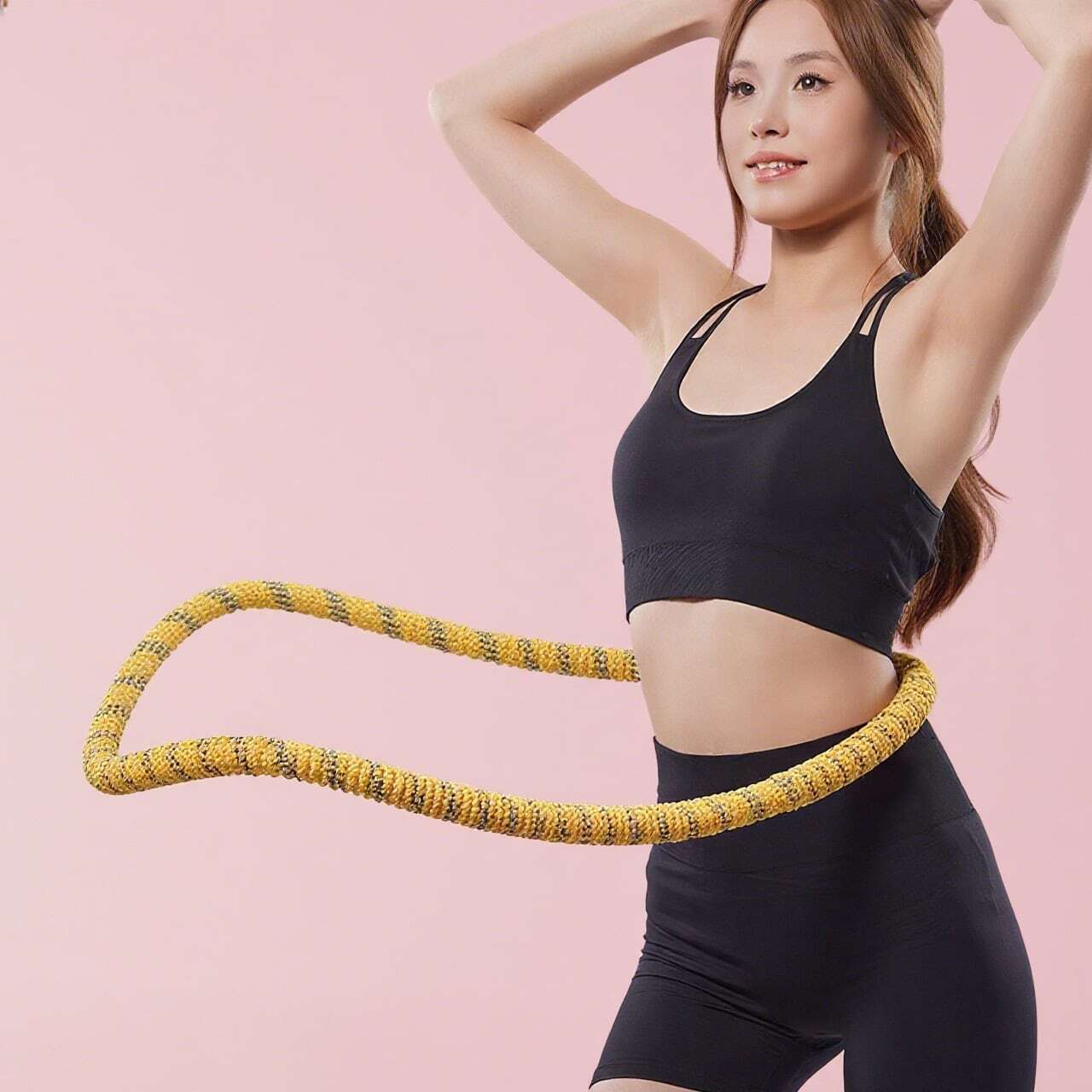 HY 301 . フィットホップ ダイエット フラフープ 折りたたみ 収納