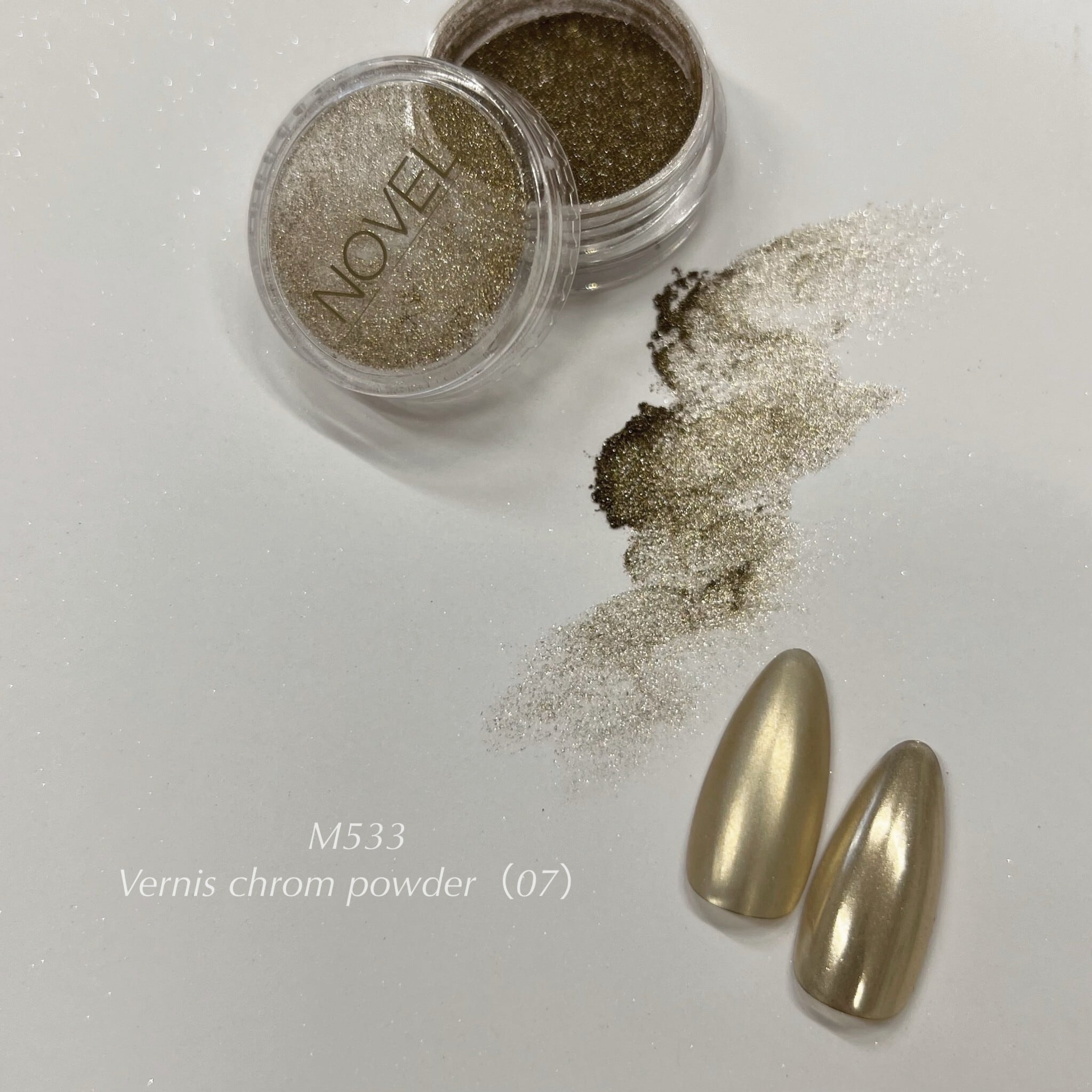 M527-M536 Vernis chrom powder | atelier NOVEL