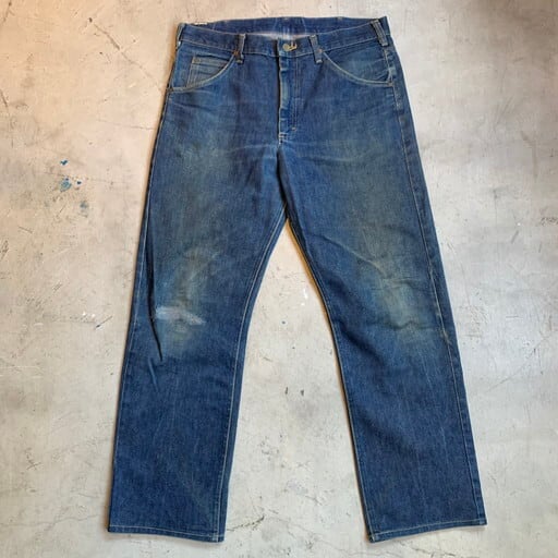 USA製　Lee 200 濃紺デニムパンツ　リー　vintage 70s 80s