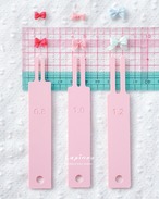 ピンクS3本セット・リボン結び棒 Lapinou（ラピヌー)