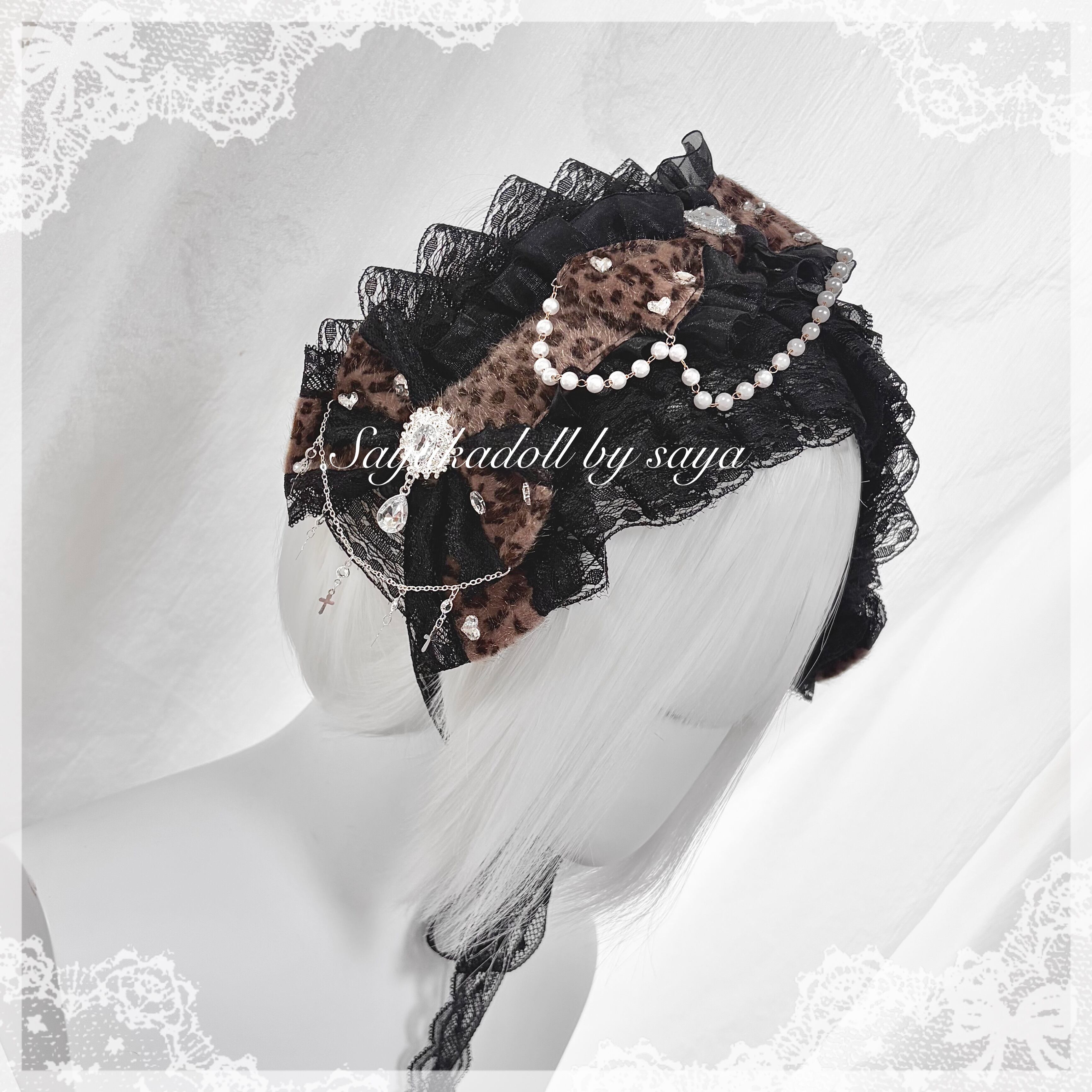 ♡ 平成ギャル ビジュー キラキラ 豹柄 ガラケー キーホルダー