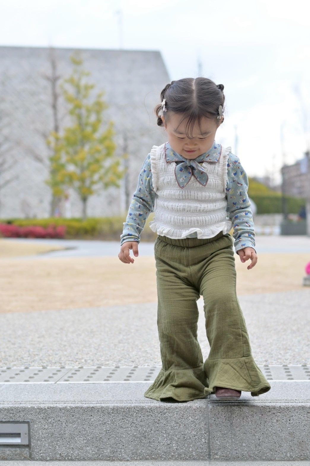 【即納/送料無料】son and daughter / Tatum Top