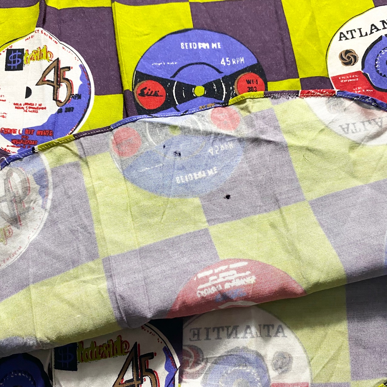 vintage GRASS MEN’S rayon open collar shirt