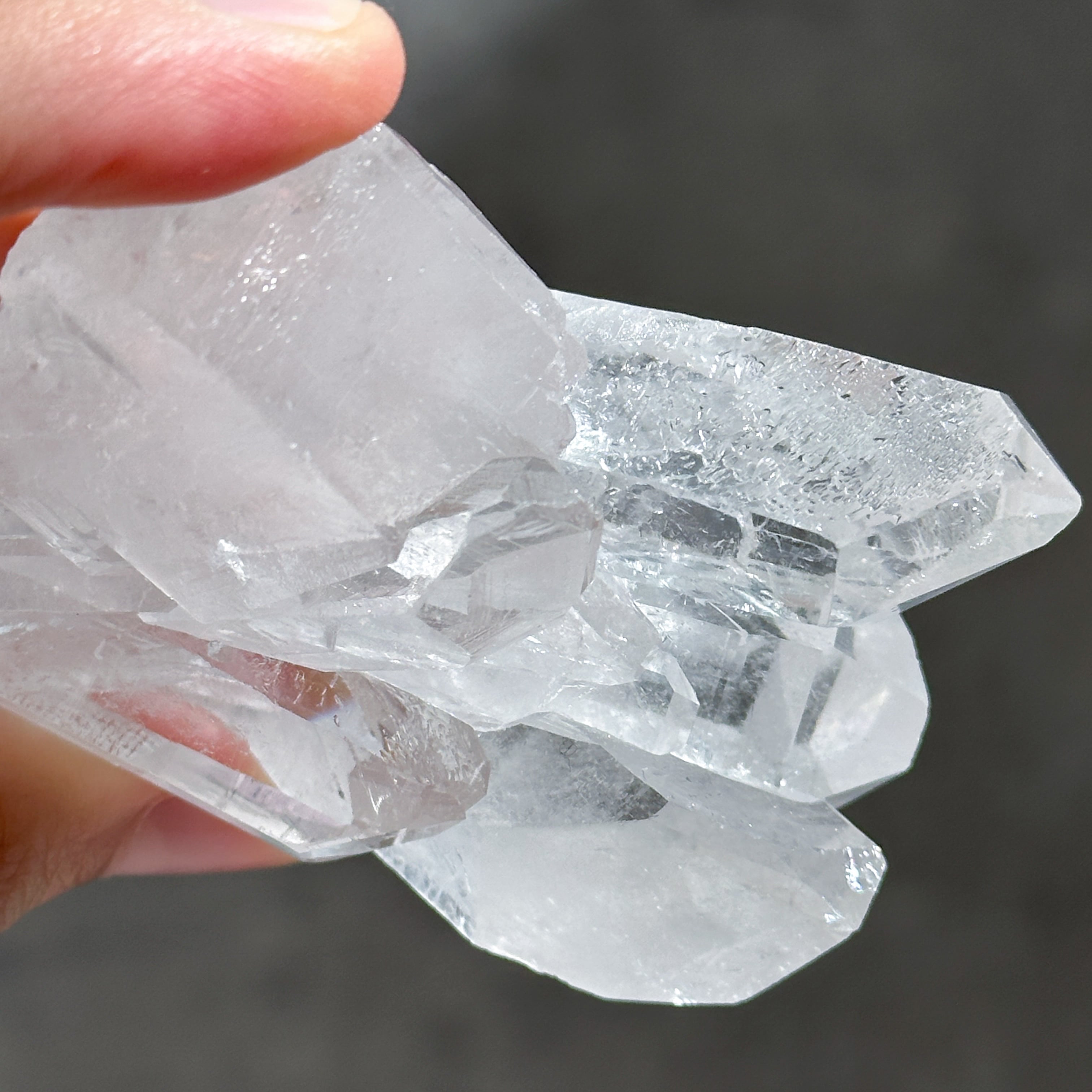 虹◎トマスゴンザカ産水晶クリアクォーツ クラスター02◇ Clear Quartz