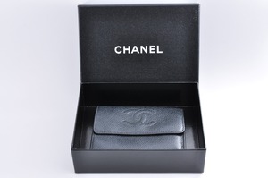 CHANEL シャネル キャビアスキン 折財布（コンパクトタイプ）