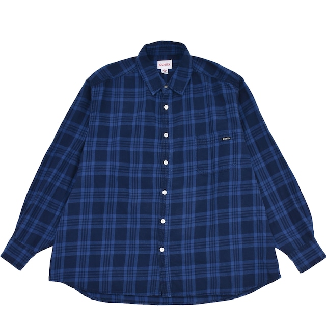 【KAMIYA】Oversized Check Shirts