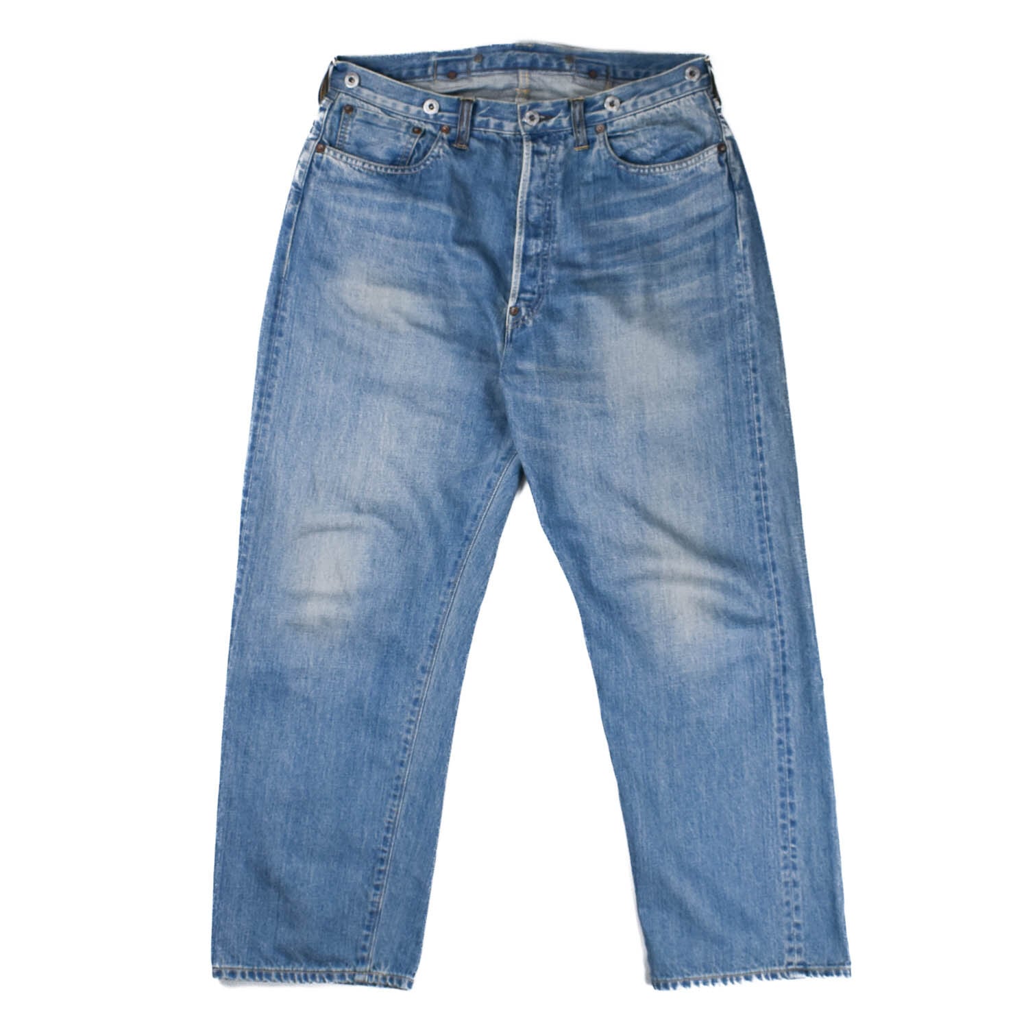 NEW] A.PRESSE Washed Wide Denim Pants 25AAP-04-38 | double
