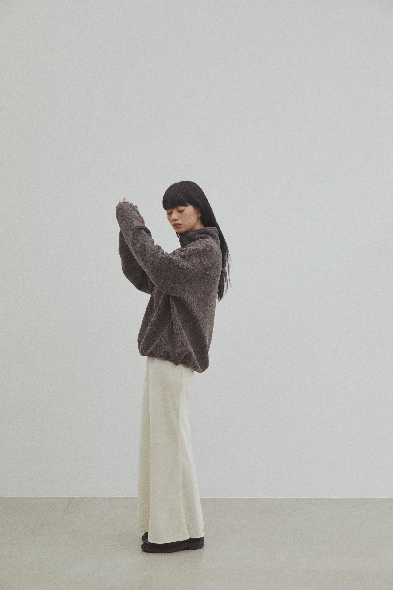 DU240505 satin straight flare skirt【Re Stock】【残り僅か】