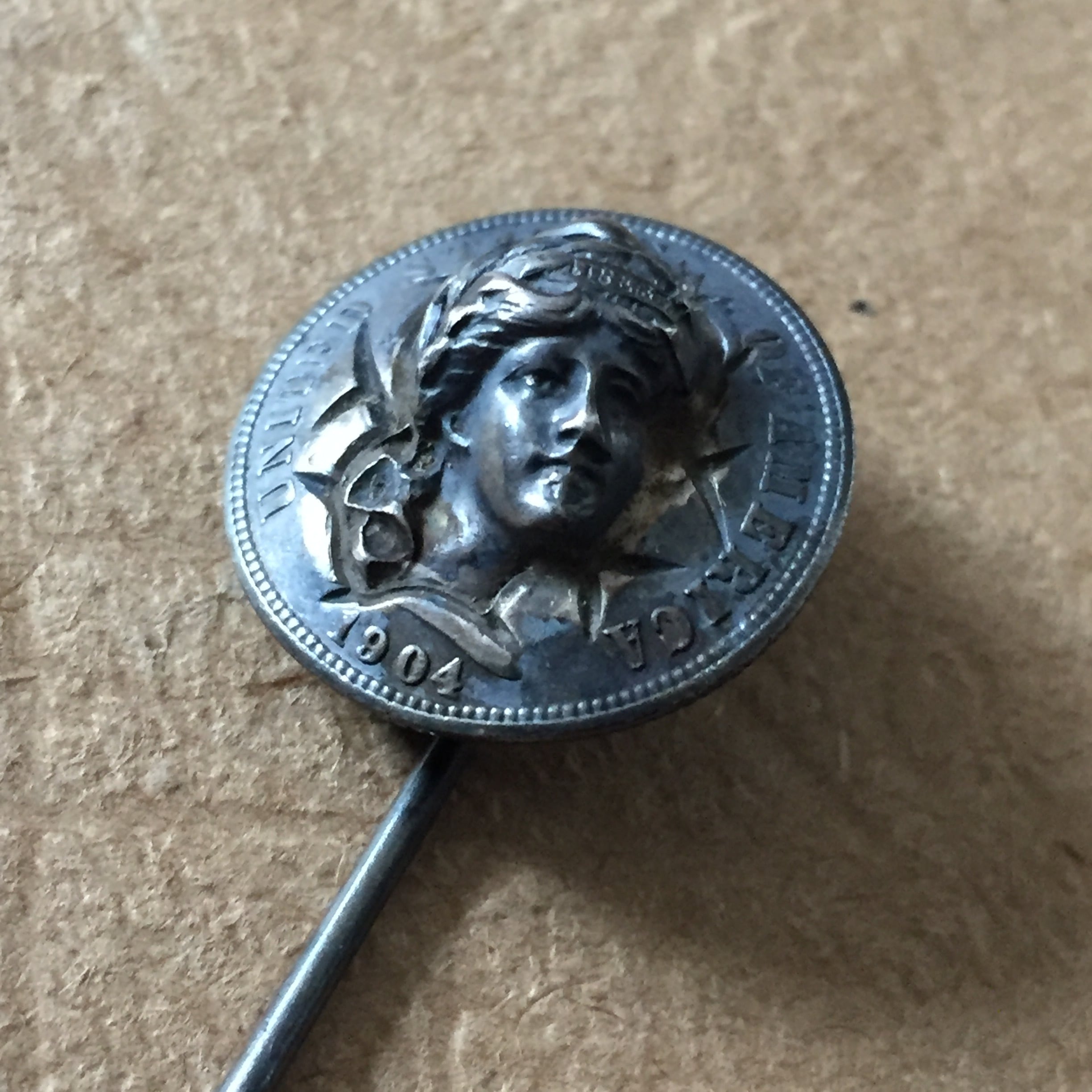 Antique 1904 Cravat Stick Pin