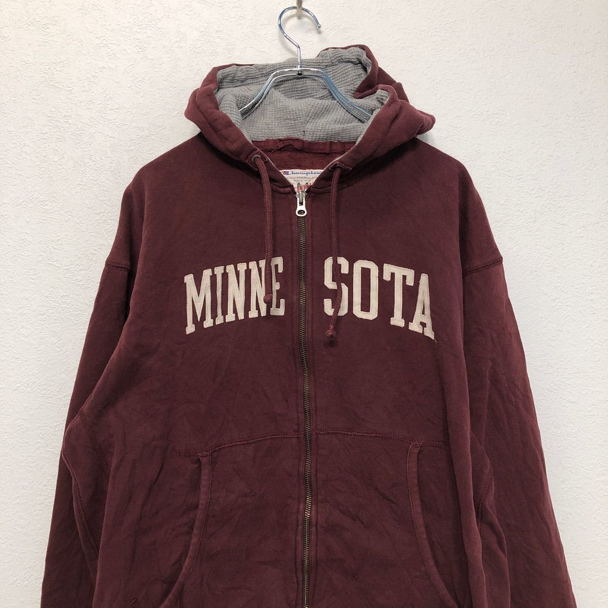 希少 XL wtaps 11AW カレッジロゴ スウェット バーガンディ 中古・古着