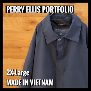 【PERRY ELLIS PORTFOLIO】スウィングトップ ジャケット ブルゾン 2XL オーバーサイズ us古着