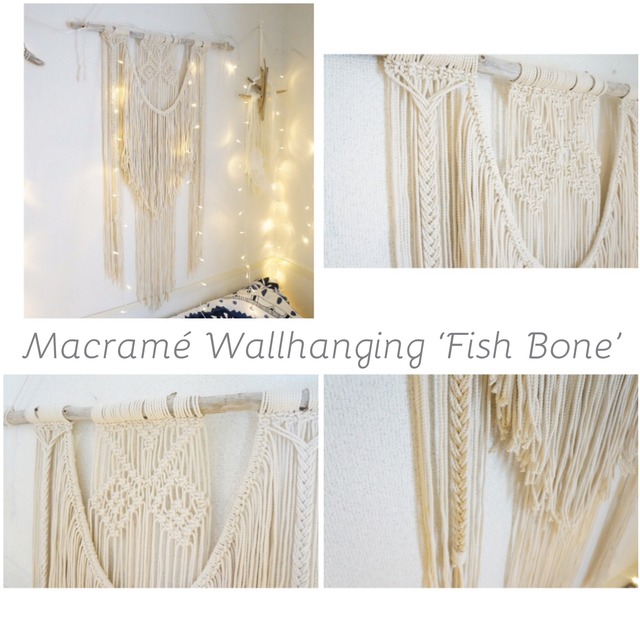 Macramé Wallhanging ‘Fish Bone’